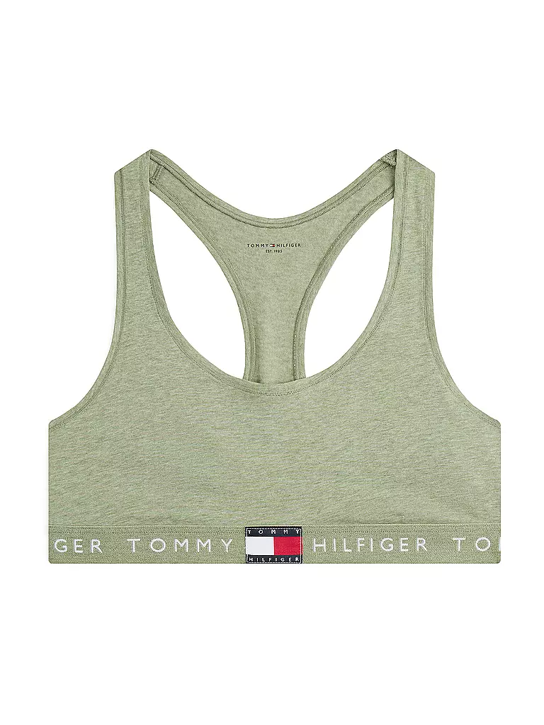 TOMMY HILFIGER | Nom du produit: Bustier green
Marque: TOMMY HILFIGER
Couleur: vert clair
Catégories: Mode,Femme

Encolure: Col rond,Dos nageur
Matière: Coton,Stretch
Motif: Uni
Style: Casual
Détails: Logo | Vert clair