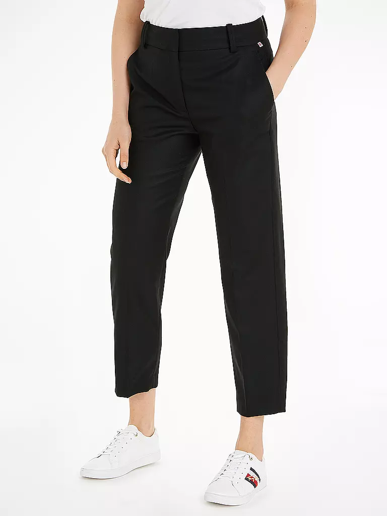 TOMMY HILFIGER | Pantalon de tailleur 7/8 | schwarz