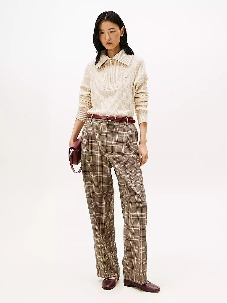 TOMMY HILFIGER | Pantalon de tailleur | Marron