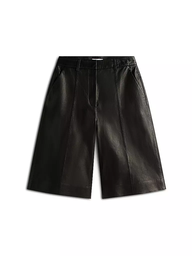 TOMMY HILFIGER | Pantalon en cuir | schwarz