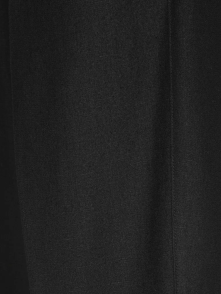 TOMMY HILFIGER | Pantalon en lin coupe jogging | schwarz