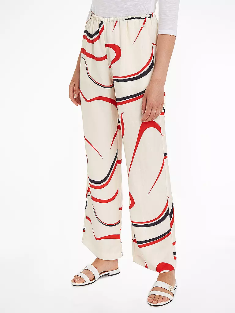 TOMMY HILFIGER | Pantalon Marlene | Blanc