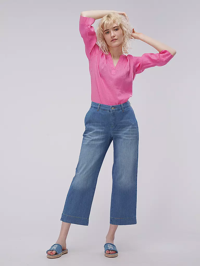 TOMMY HILFIGER | Pantoletten | Bleu clair