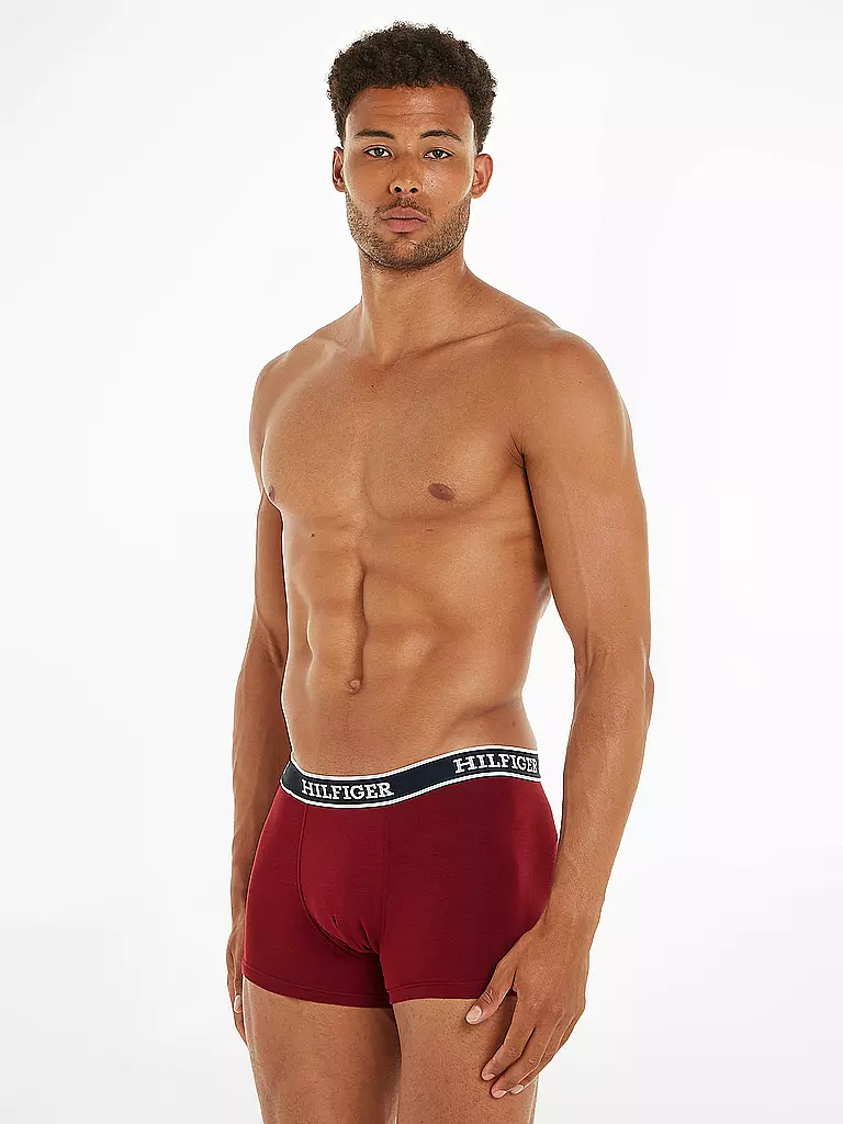 TOMMY HILFIGER | Pants lot de 3 bleu | dunkelrot