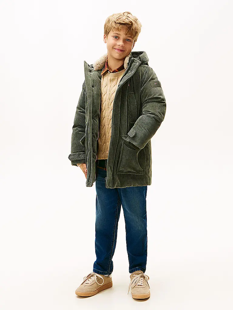 TOMMY HILFIGER | Parka garçon | olive