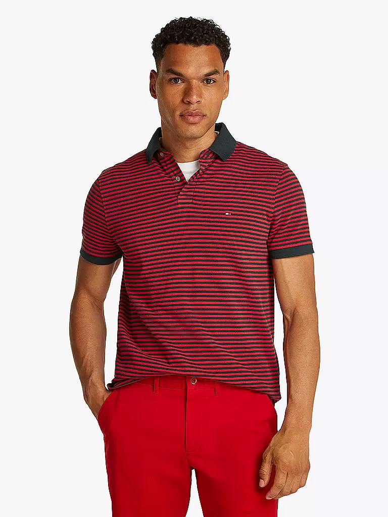 TOMMY HILFIGER | Polo coupe classique | rot