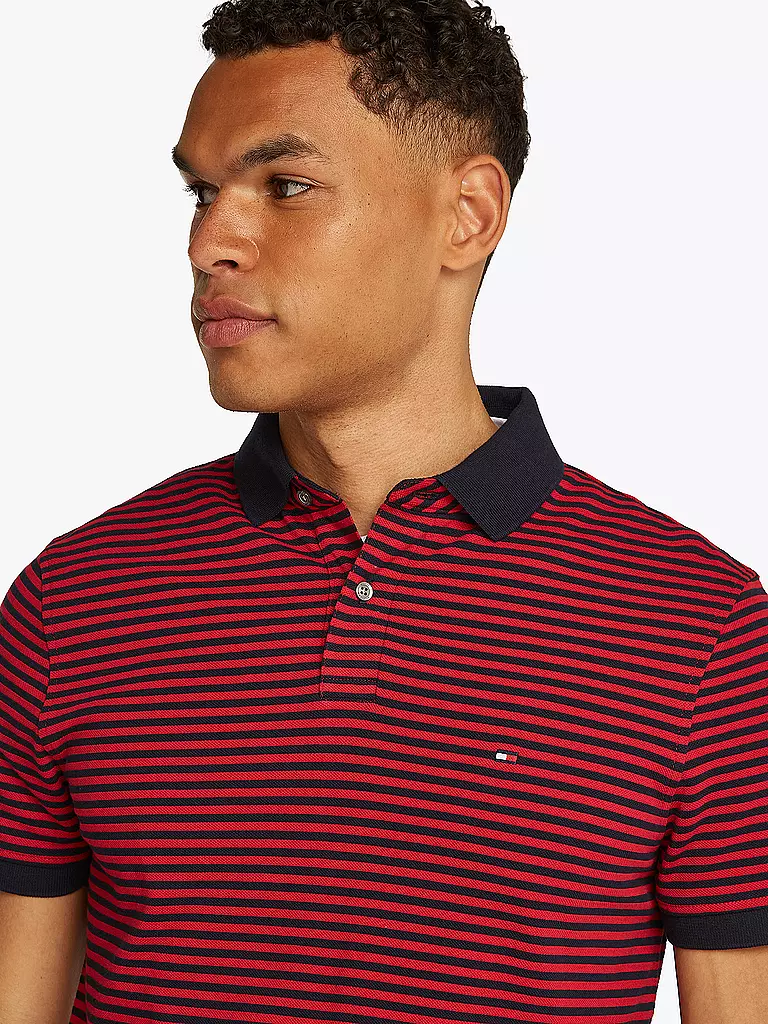 TOMMY HILFIGER | Polo coupe classique | rot