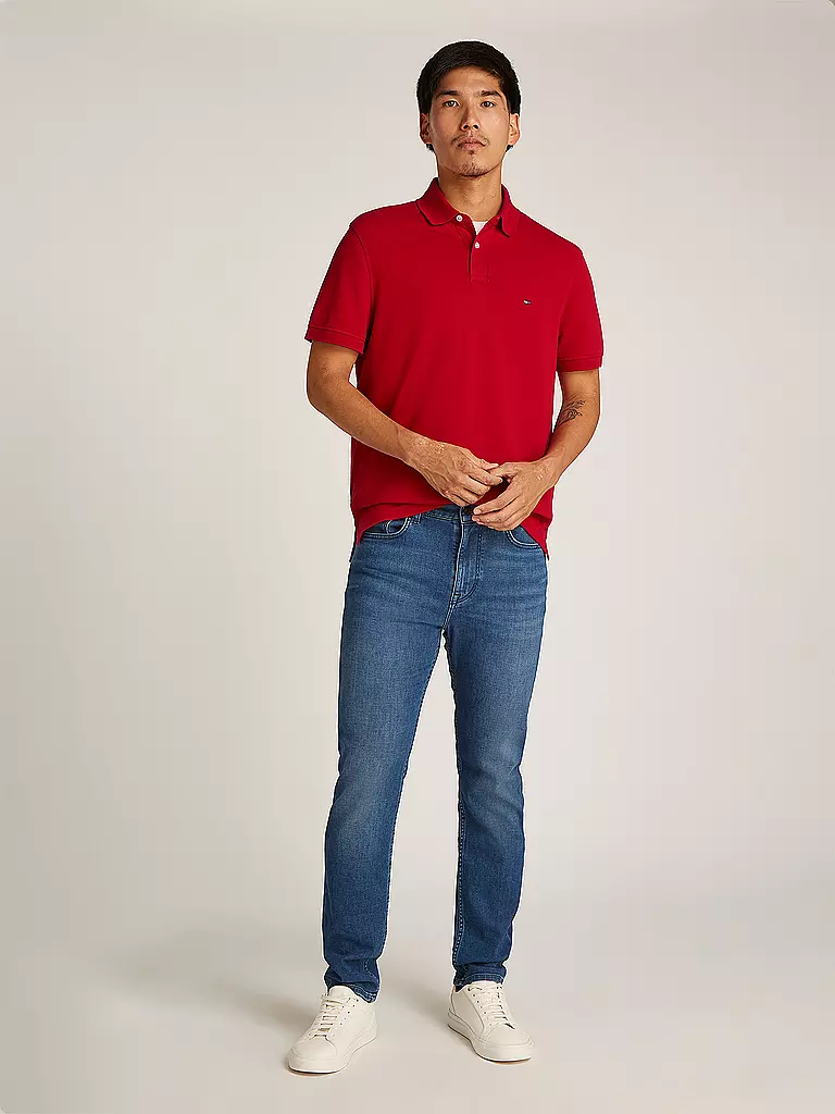 TOMMY HILFIGER | Polo coupe droite | rot
