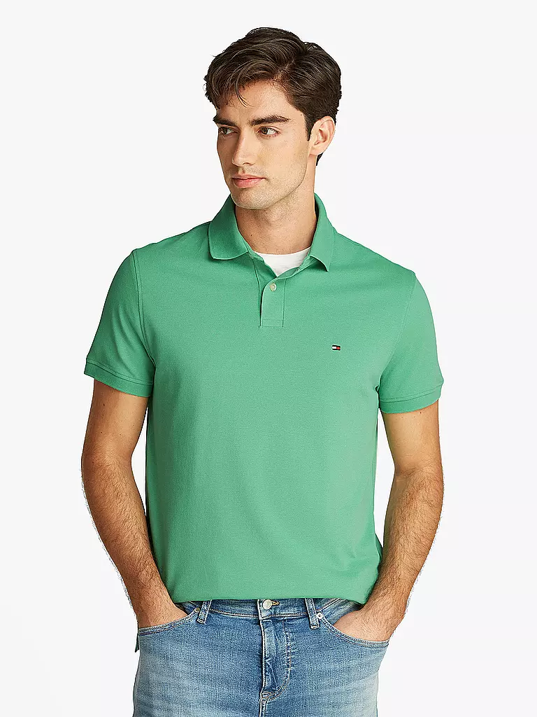 TOMMY HILFIGER | Polo coupe regular | grün