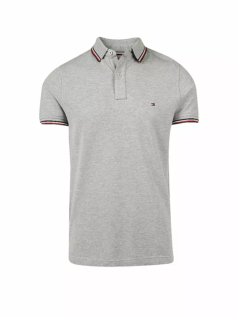 TOMMY HILFIGER | Polo coupe slim | grau
