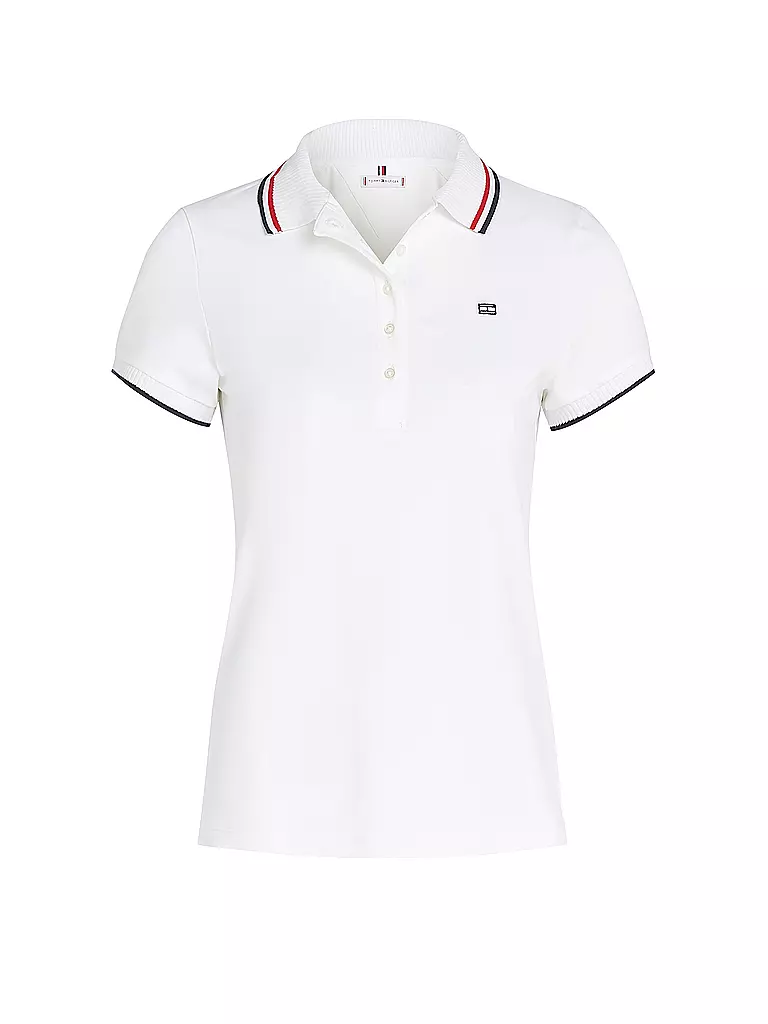TOMMY HILFIGER | Polo Slim Fit | weiss