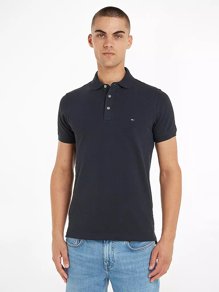 TOMMY HILFIGER | Polo Slim Fit | blau