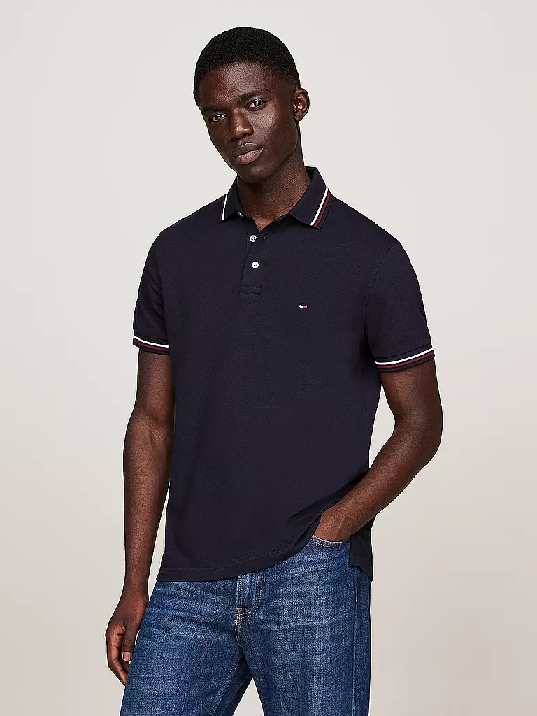 TOMMY HILFIGER | Polo Slim Fit | blau
