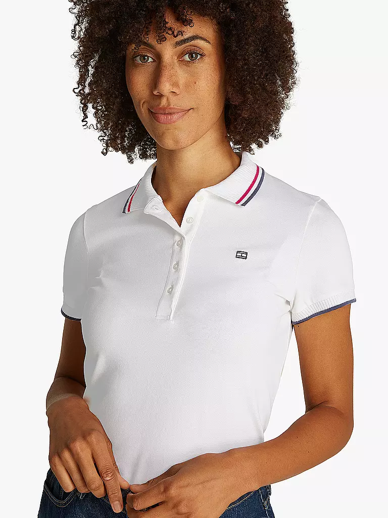 TOMMY HILFIGER | Polo Slim Fit | weiss