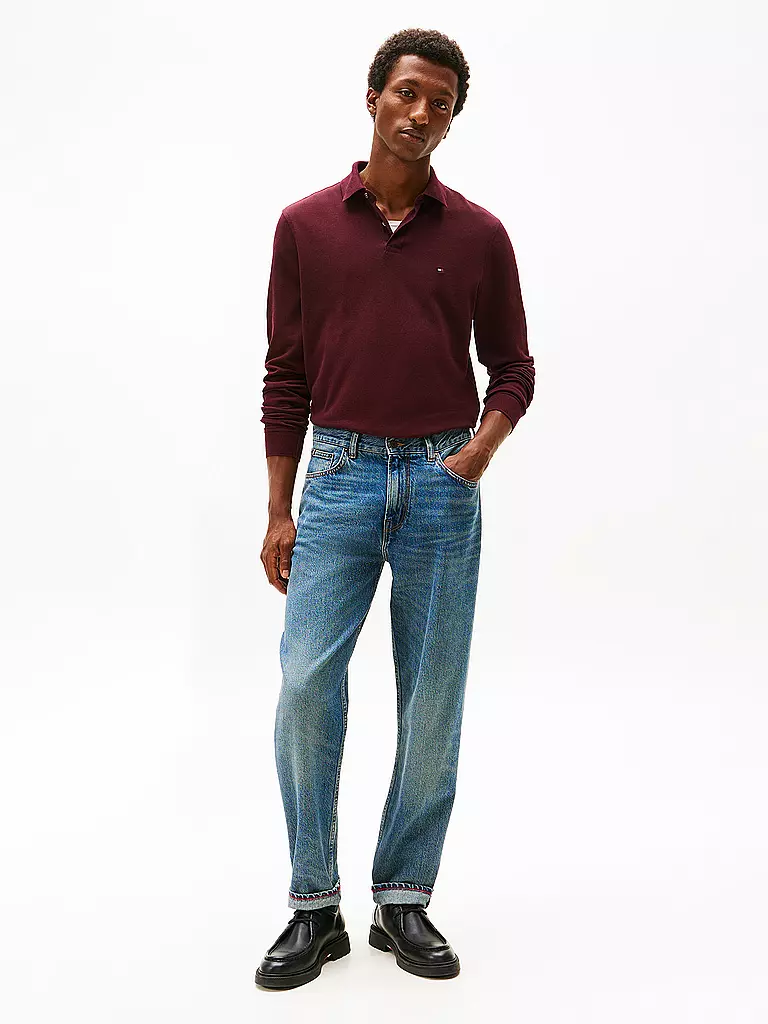 TOMMY HILFIGER | Poloshirt Coupe Regular 1985 | dunkelrot