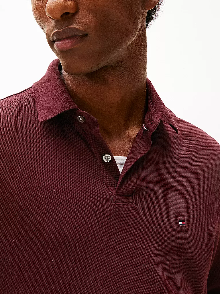 TOMMY HILFIGER | Poloshirt Coupe Regular 1985 | dunkelrot