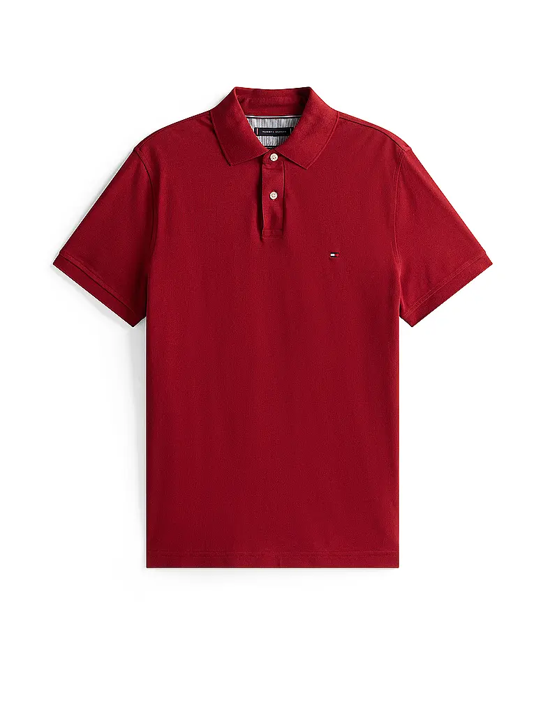 TOMMY HILFIGER | Poloshirt Coupe Regular | Rouge foncé