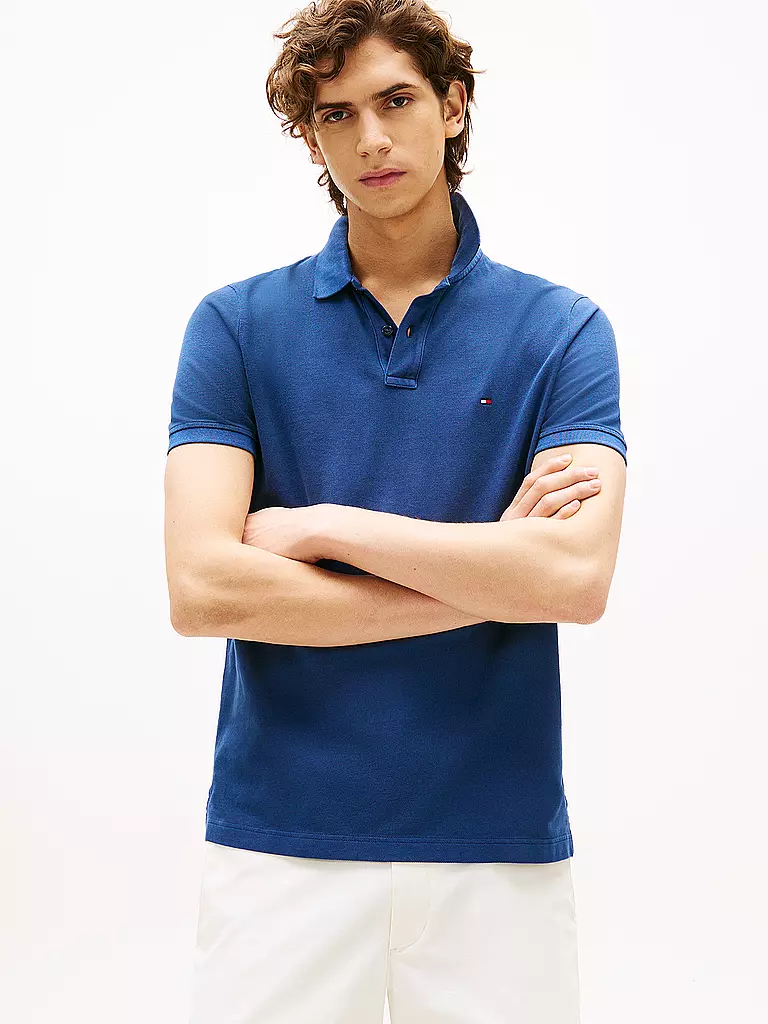 TOMMY HILFIGER | Poloshirt Coupe Regular | blau