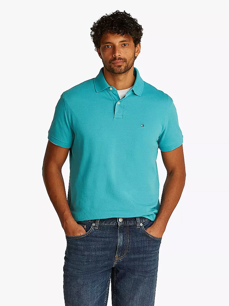 TOMMY HILFIGER | Poloshirt coupe regular | türkis