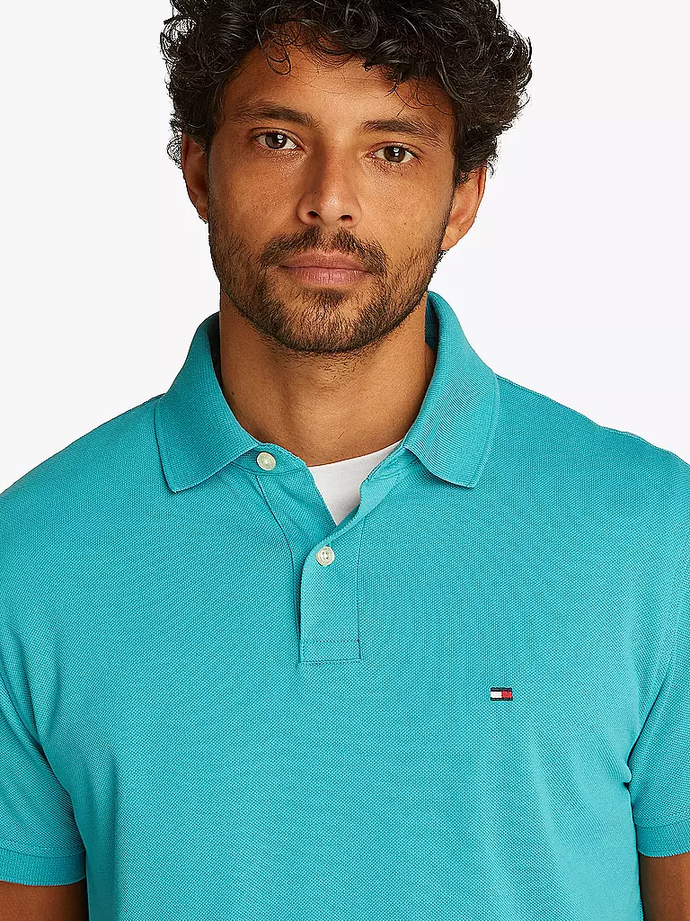 TOMMY HILFIGER | Poloshirt coupe regular | türkis