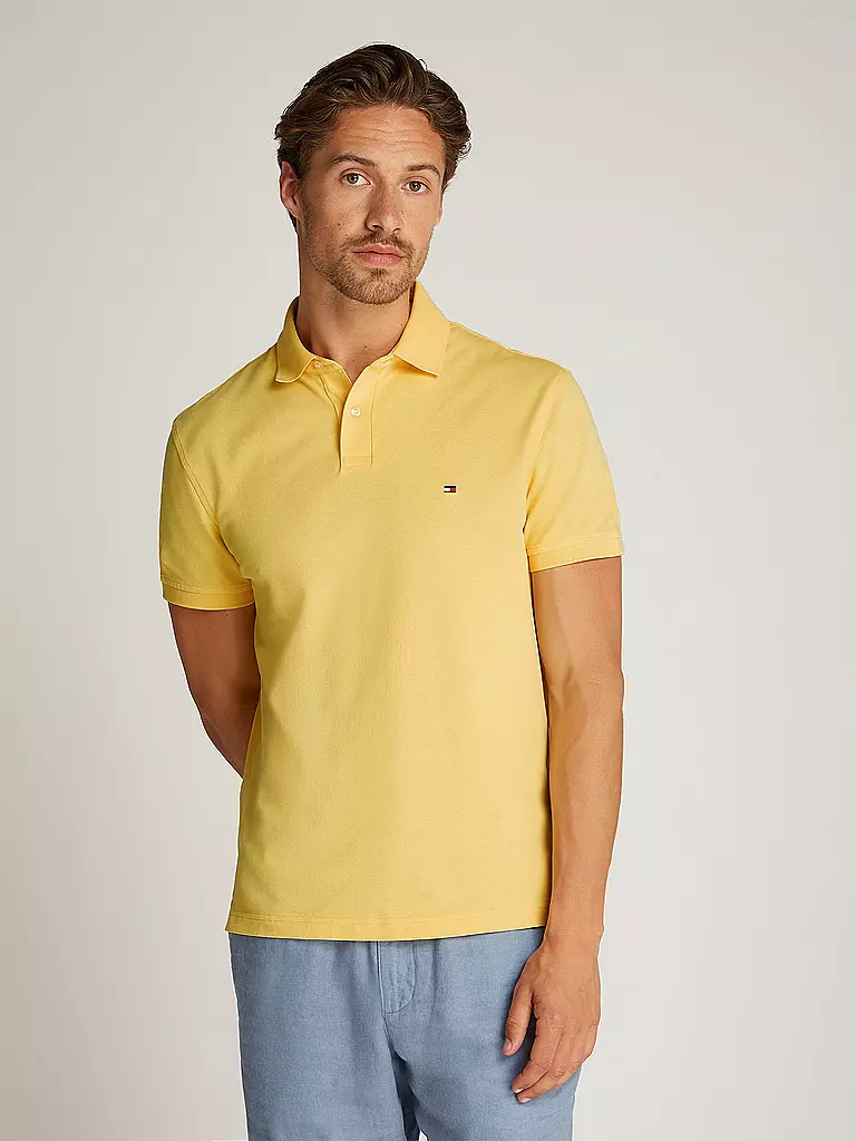TOMMY HILFIGER | Poloshirt Coupe Regular | gelb