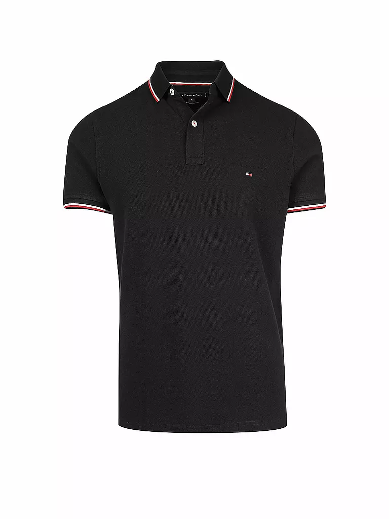 TOMMY HILFIGER | Poloshirt Coupe Slim | blau