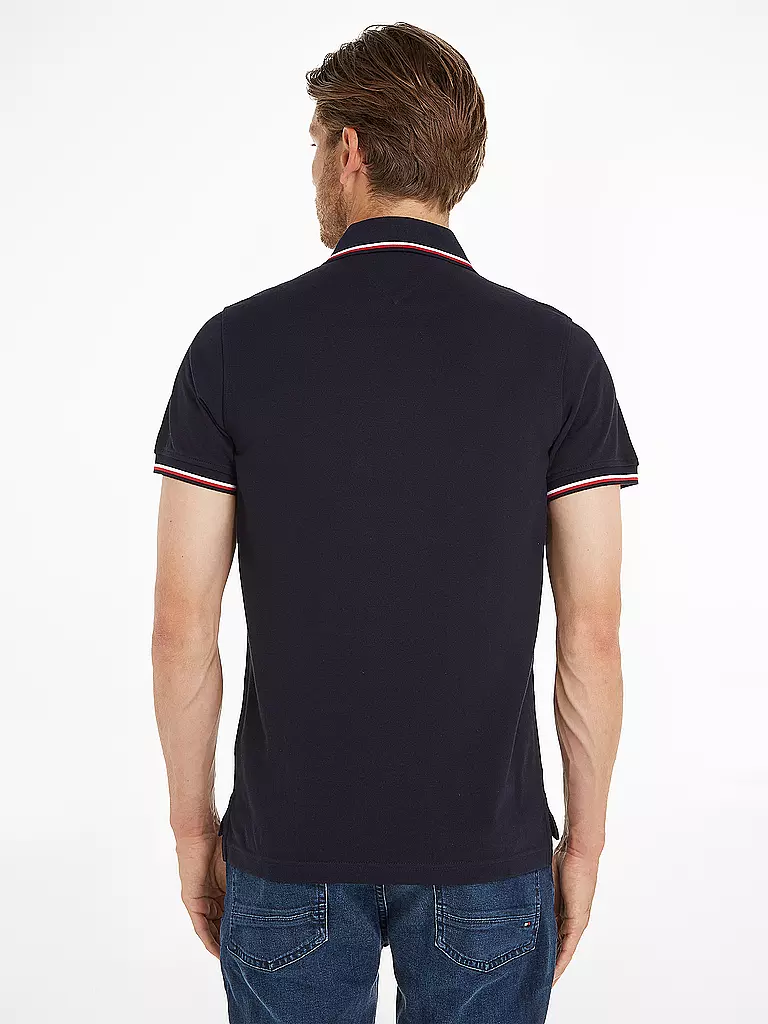 TOMMY HILFIGER | Poloshirt Coupe Slim | blau