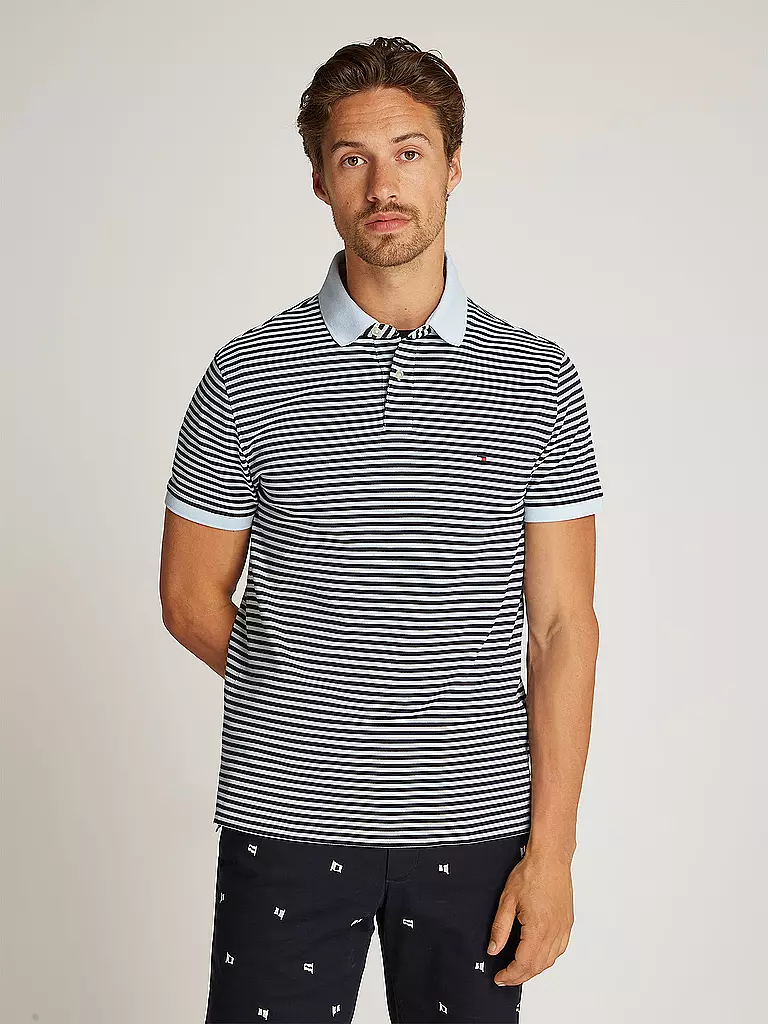 TOMMY HILFIGER | Poloshirt Coupe Standard | hellblau