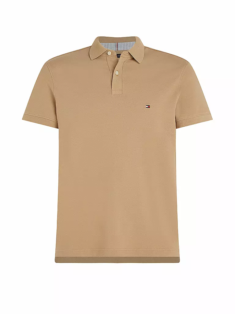 TOMMY HILFIGER | Poloshirt Regular Fit | hellbraun