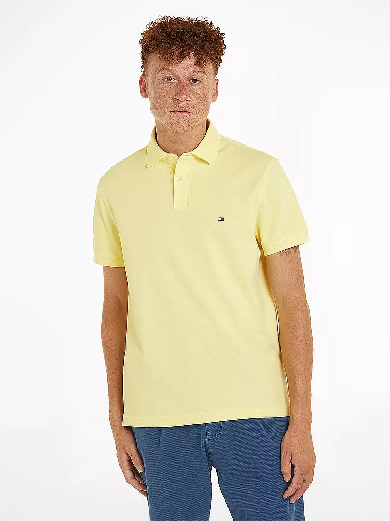 TOMMY HILFIGER | Poloshirt Regular Fit | gelb