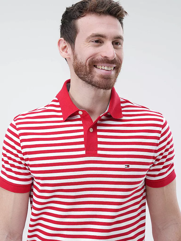 TOMMY HILFIGER | Poloshirt Regular Fit | rot