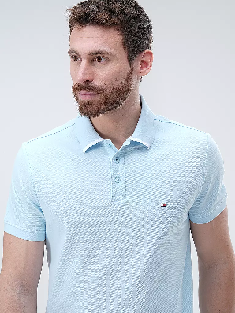 TOMMY HILFIGER | Poloshirt Regular Fit | Bleu clair
