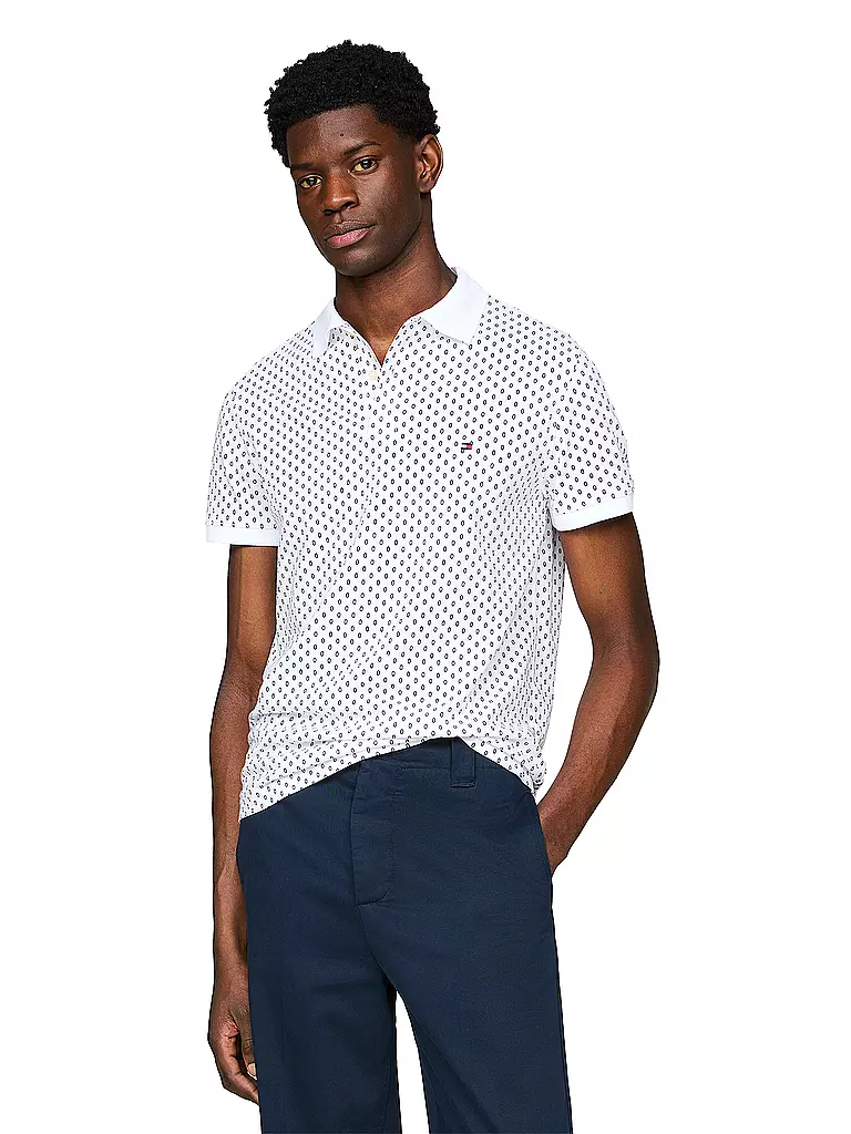 TOMMY HILFIGER | Poloshirt Slim Fit | Blanc