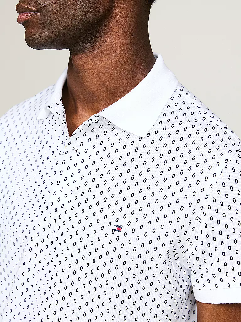 TOMMY HILFIGER | Poloshirt Slim Fit | Blanc