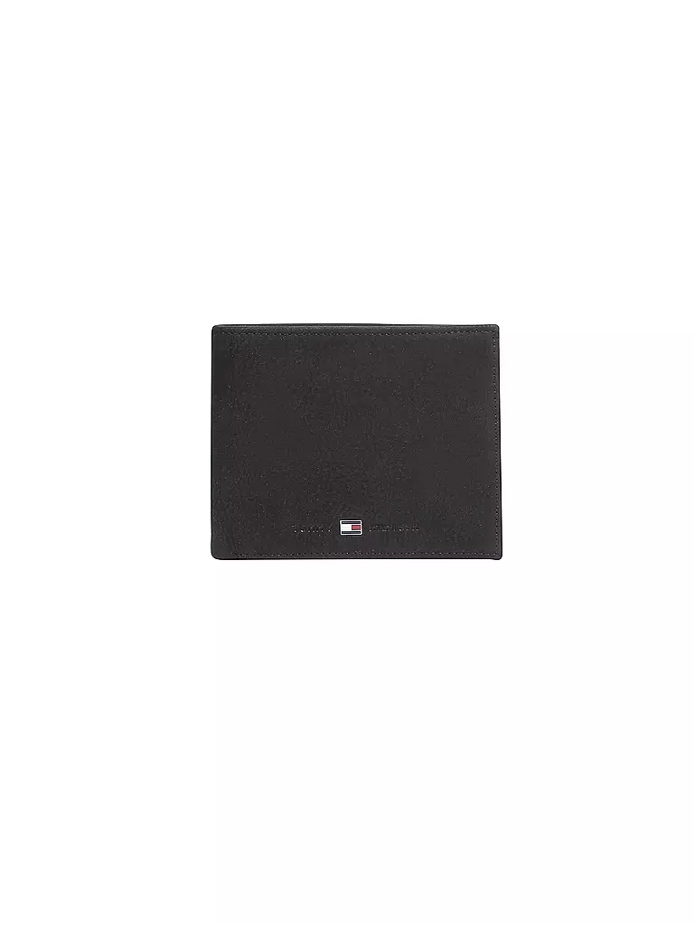 TOMMY HILFIGER | Portefeuille en cuir " Johnson " | Noir