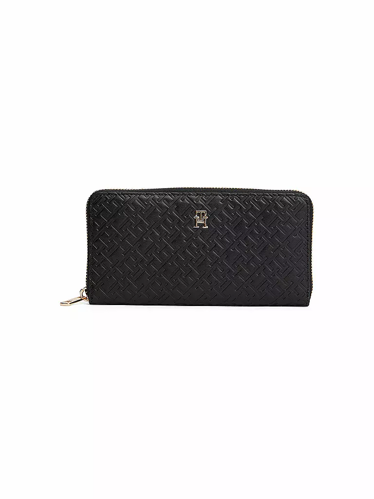 TOMMY HILFIGER | Portefeuille TH ICON Large | schwarz
