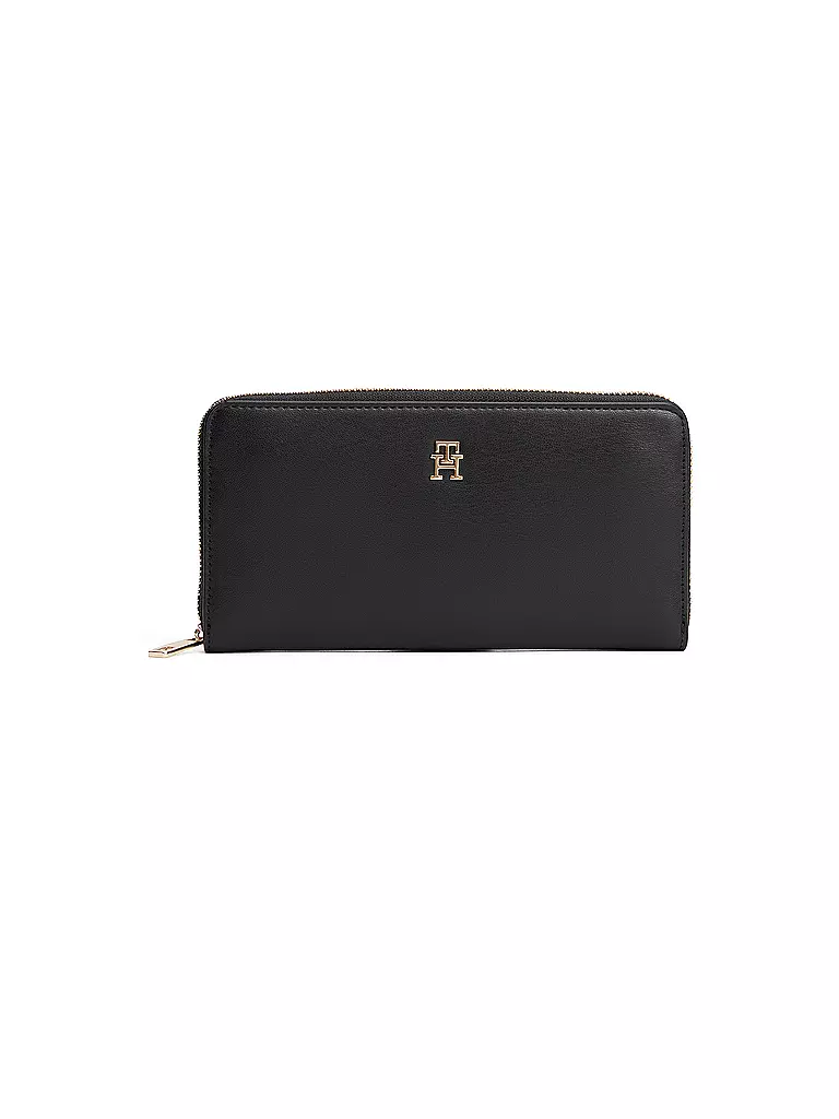 TOMMY HILFIGER | Portefeuille TH ICON Large | Noir