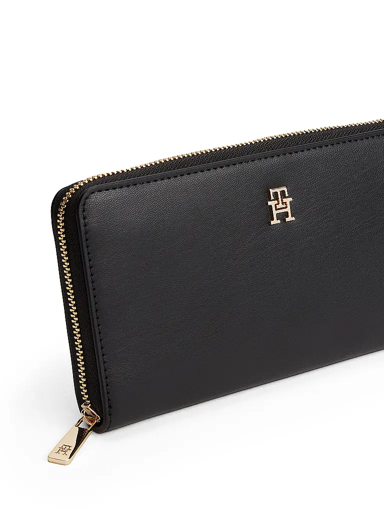 TOMMY HILFIGER | Portefeuille TH ICON Large | Noir
