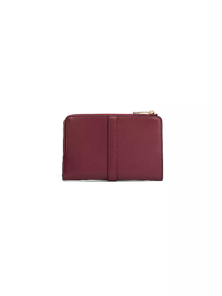 TOMMY HILFIGER | Portefeuille TH LIBRE Bifold | dunkelrot