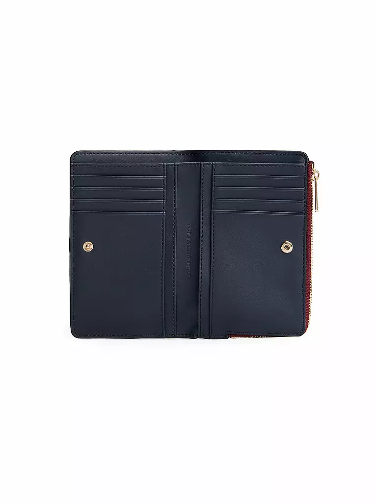 TOMMY HILFIGER | Portefeuille TH LIBRE Bifold | dunkelrot