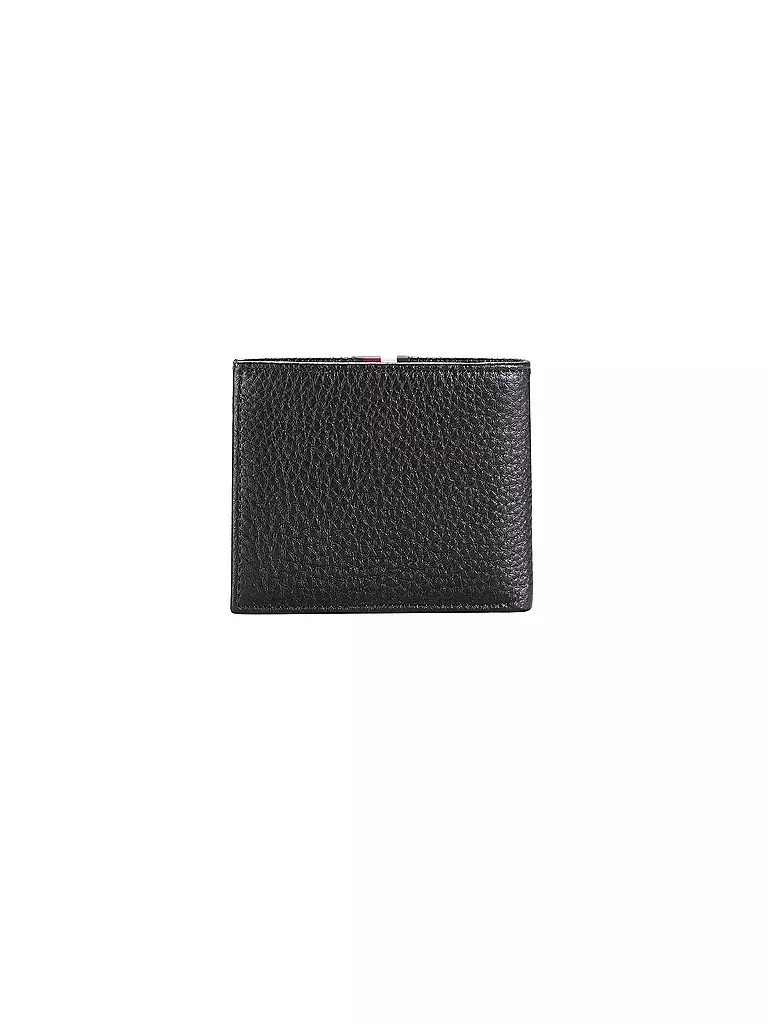TOMMY HILFIGER | Portefeuille TH PREM LEA Mini | schwarz