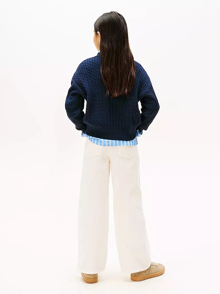 TOMMY HILFIGER | Produktname: Pull pour fille | Bleu foncé