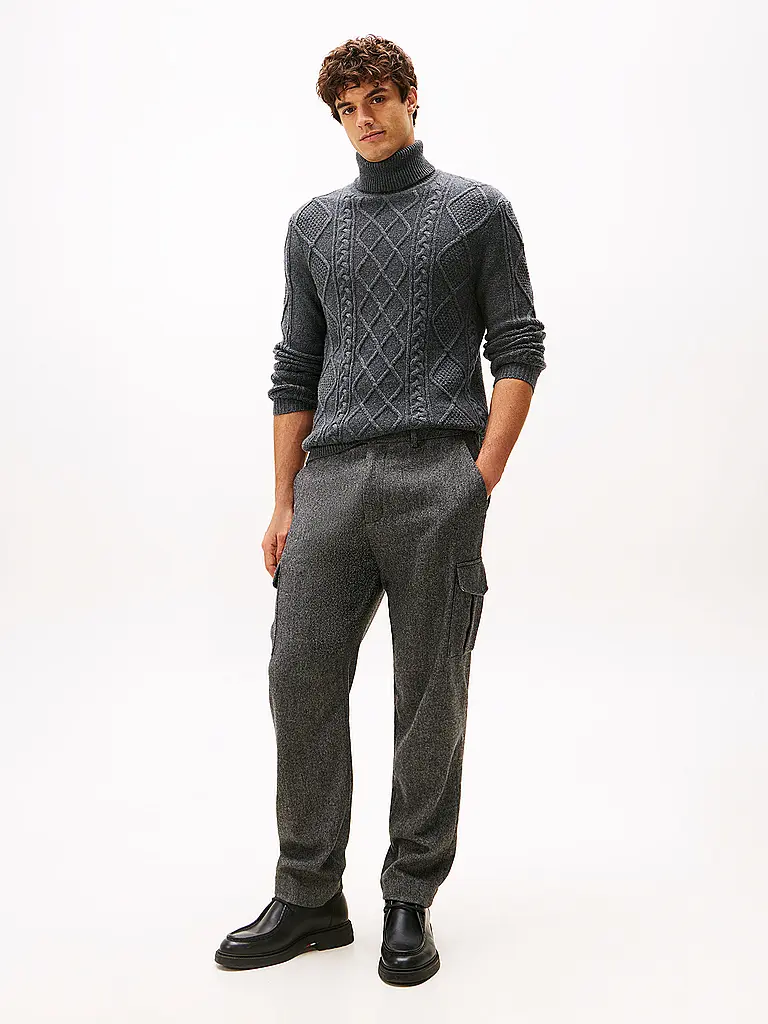 TOMMY HILFIGER | Pull à col roulé | grau