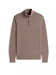 TOMMY HILFIGER | Pull Troyer | Marron