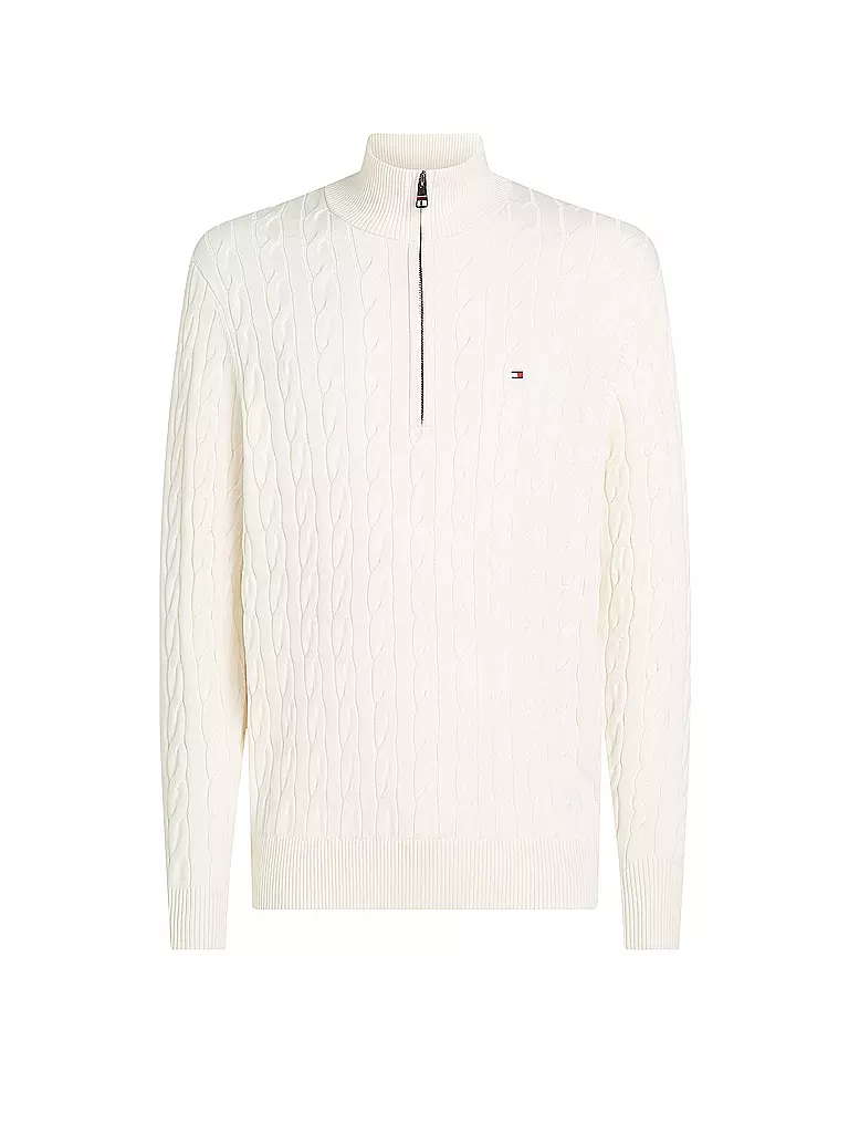 TOMMY HILFIGER | Pull Troyer | creme
