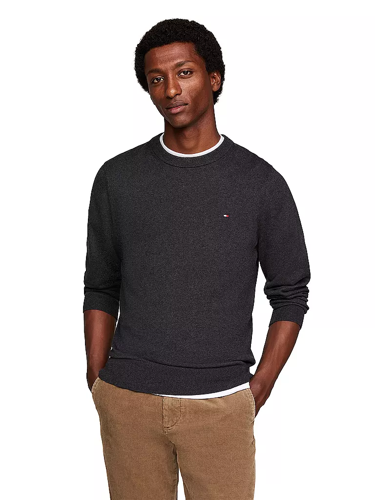 TOMMY HILFIGER | Pull | grau
