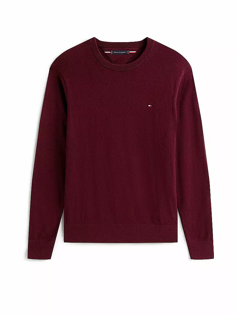 TOMMY HILFIGER | Pull | dunkelrot