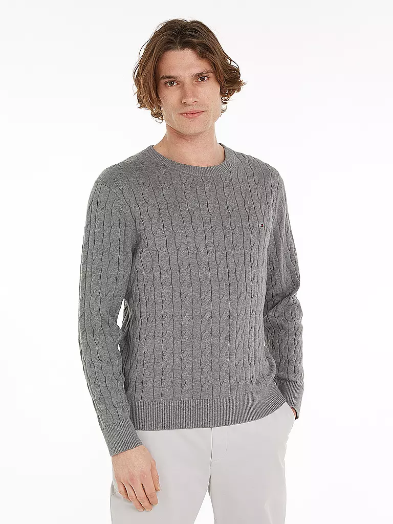 TOMMY HILFIGER | Pull | grau