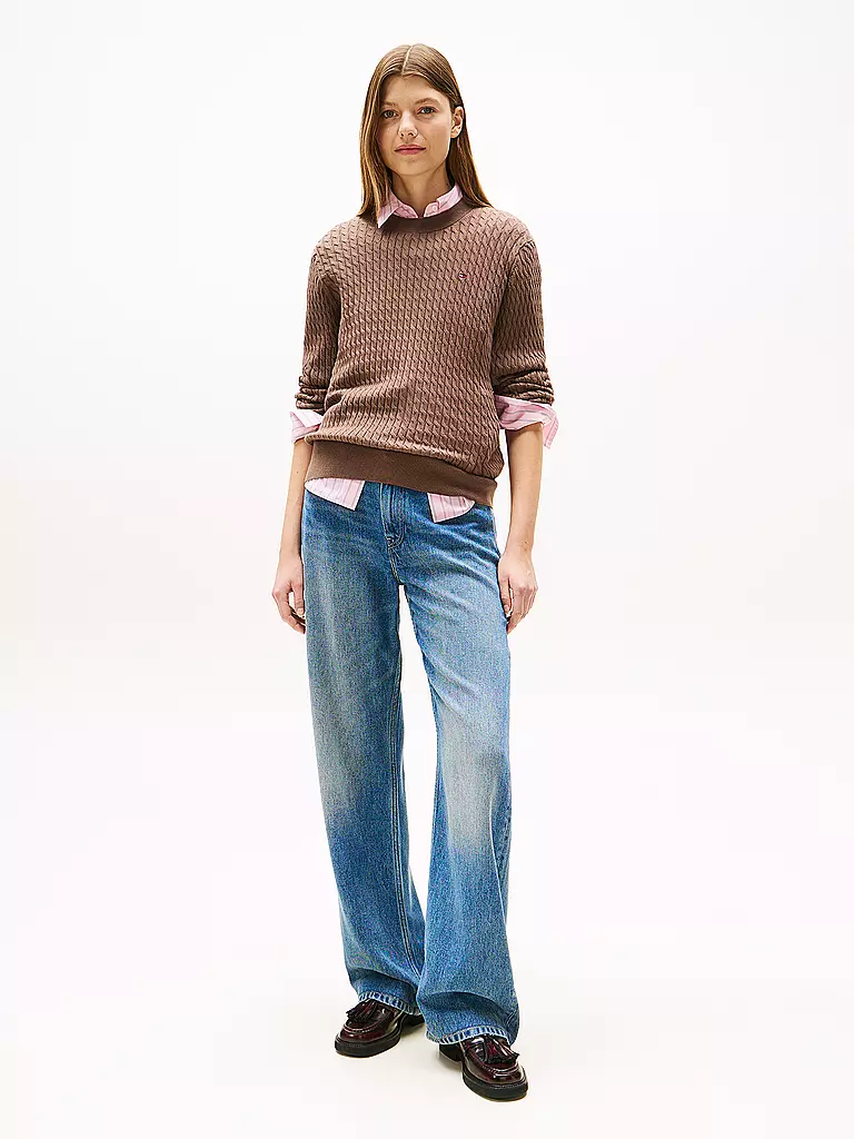TOMMY HILFIGER | Pull | Marron