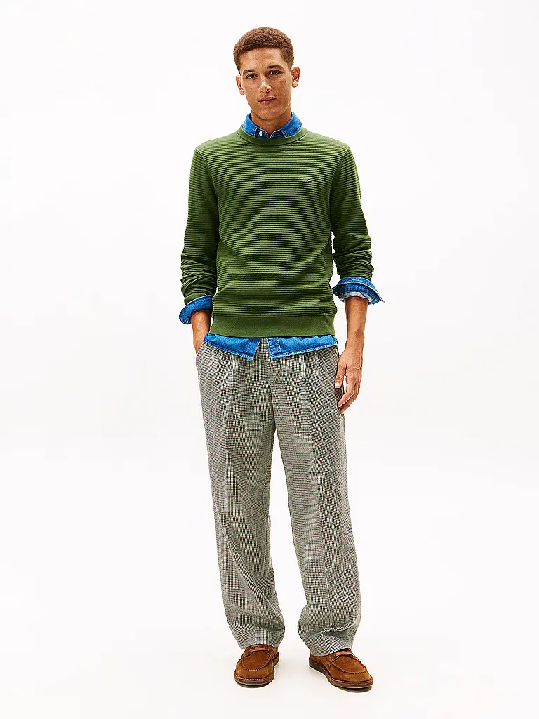 TOMMY HILFIGER | Pull | Vert foncé